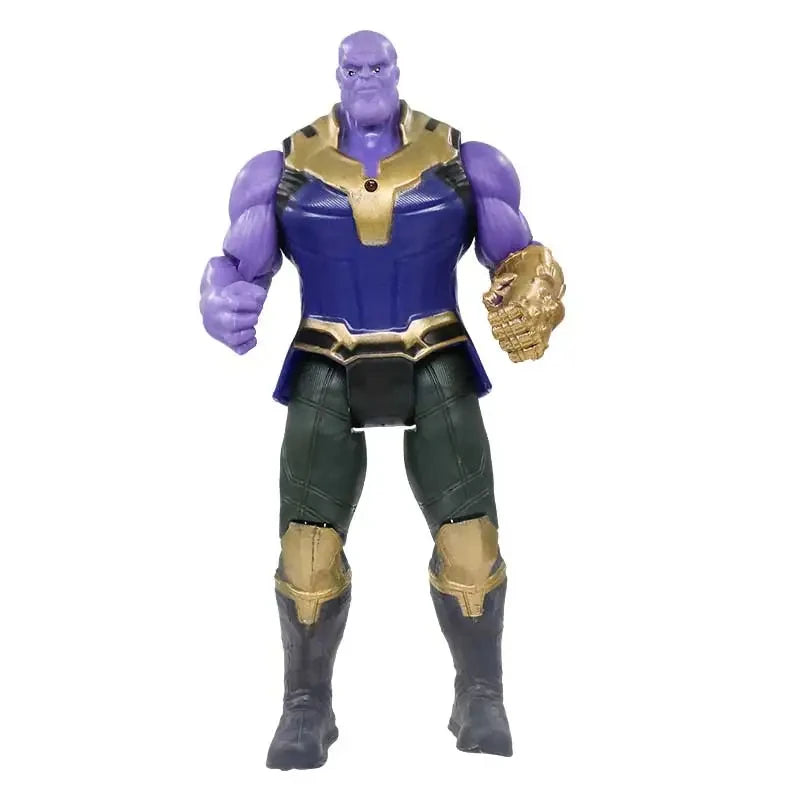 Avengers Hero Iron Man Spider Man Captain Marvel Thanos Deadpool Hulk Loki Action Figures Model Dolls Christmas Gifts Kids Toys