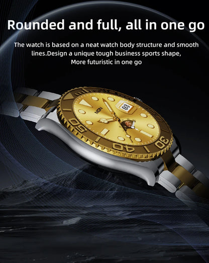 Aiweile AW46 Smartwatch Smart Watch Man 1.32 Inch HD AMOLED Screen Sports Modes Bluetooth Call for Android Yacht Range Master