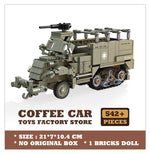 WW2 Classic Anti-tank Gun Building Blocks Army Weapon Toys Military Armored Cars MOC Bricks Tank Model Adult Children Gifts NEW