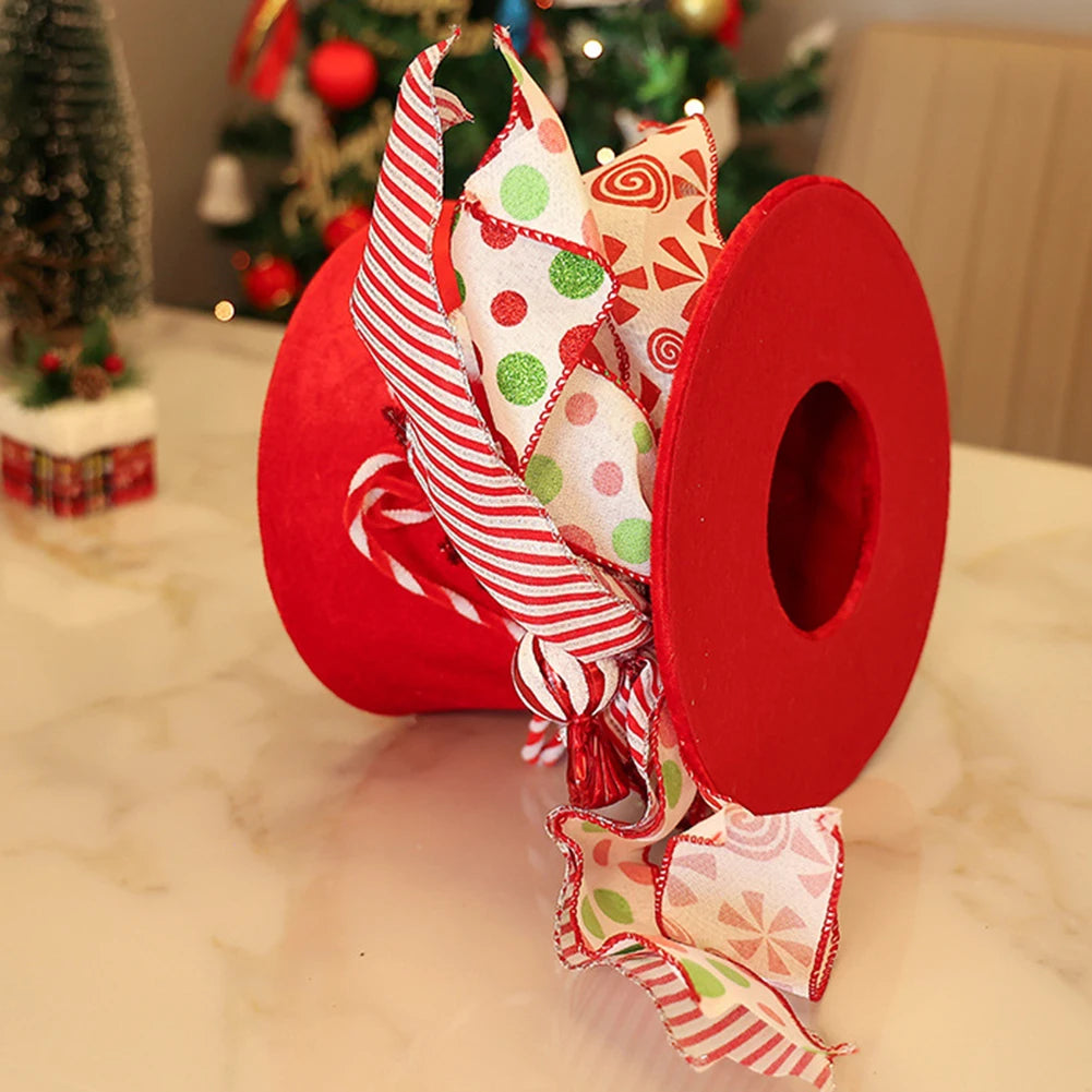 Christmas Celebration Red Holiday Decoration Great Holiday Centerpiece Sturdy Cloth Material For Holiday Table