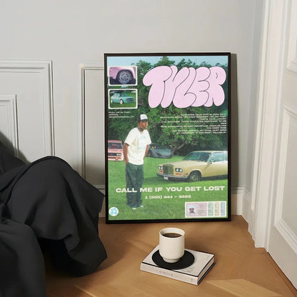 Rapper Tyler The Creator Flower Boy Poster Canvas Painting Modern Home Living Room Bedroom Caf É Bar Room Decoration Wall Art