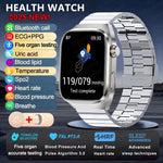 2025 New ECG+PPG Accurate Measure Heart Rate Smart Watch Men Blood Pressure Lipids Uric Acid Bluetooth Call Health Smartwatches