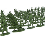 100Pcs Military Playset Plastic Toy Soldiers Mini Warrior Elite Force Action Figure Toys for Children Playing Gift