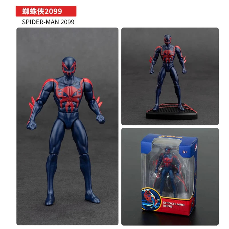 Avengers Legends Iron Man Spider Man Thor Captain America Thanos Hulk War Machine Action Figures Gif