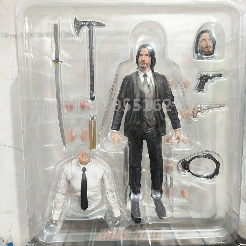 Mafex 085 JOHN WICK Chapter 2 with Dog Figure Chapter 4Mafex 212 John Wick Action Figure Figure Model Toys Dolls Birthday Gift