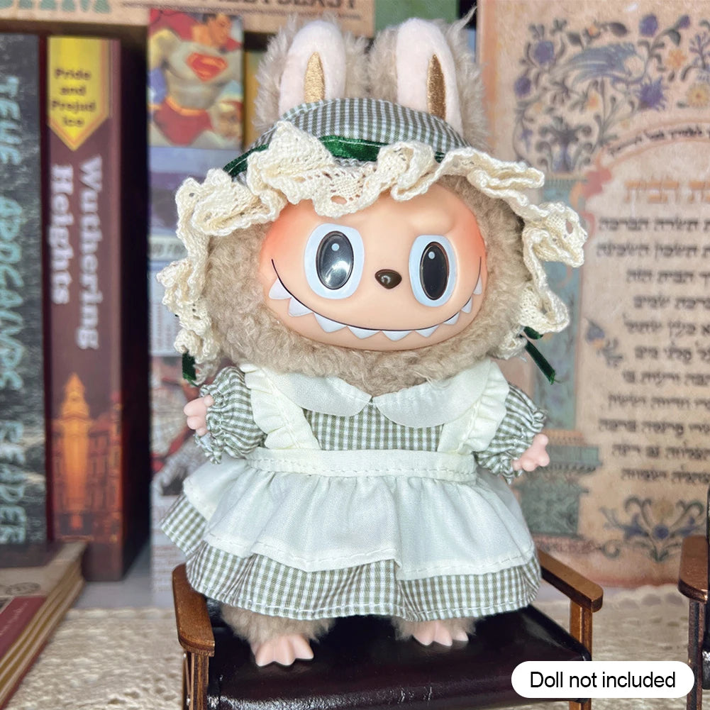 Doll Clothes Outfit Accessories For 17cm Labubu V2 V1 Doll's Clothing  Different styles Cosplay dress Kid Toy Gift