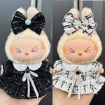 Sweet Princess Style Doll's Cloth for Labubu 17cm The Monster Outfit Accessories Clothing DIY Kids Gift High-quality Dress Cloak