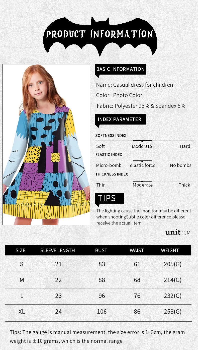 Halloween Sally Suit Cosplay Costume Anime Movie Bodysuit Spandex Jumpsuit Party Carnival Leggings Day of The Dead Zentai Set