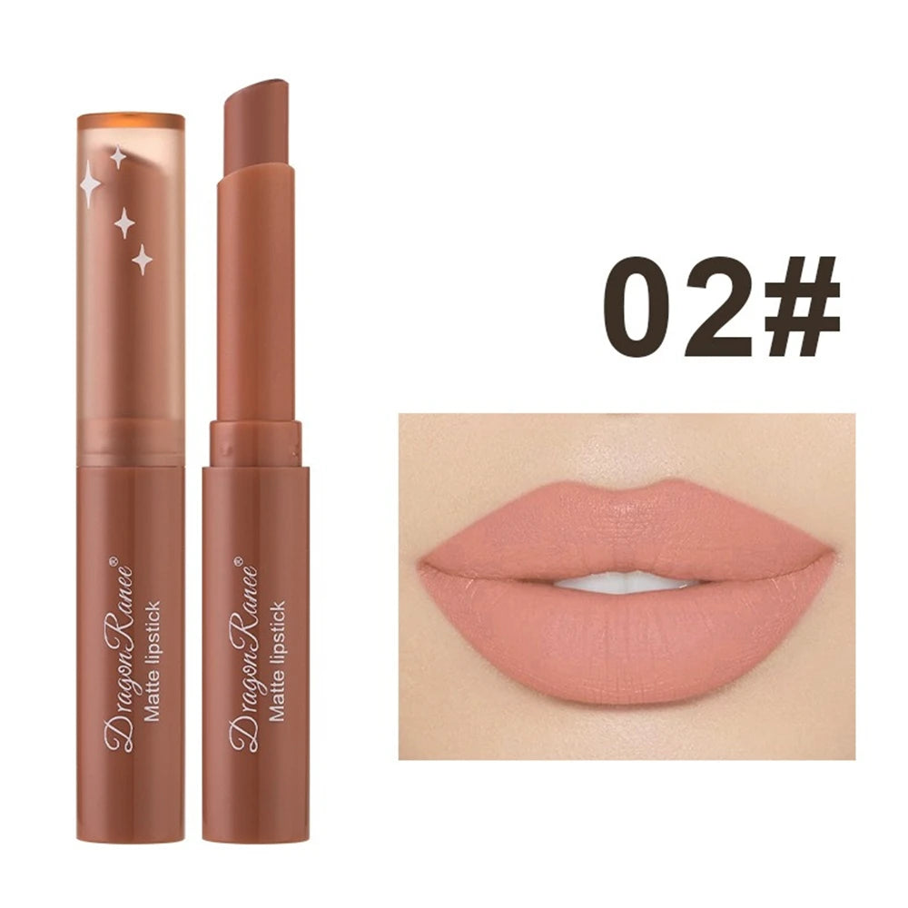 Nude Matte Lipstick Waterproof Lip Sticks Not Fading Sexy Red Velvet Lipsticks for Women Make Up Long Lasting Lip Cosmetics