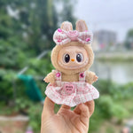 17cm Mini Plush Doll'S Clothes Outfit Accessories For Korea Kpop Exo Labubu Idol suit Clothing Gift，Only clothes and no dolls