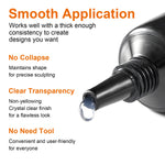 10ml 3D Nail Art Gel - DIY Designs,Waterproof Sculpting gel，Waterproof Nail Art Design Gel for Intricate Carvings & Shapes