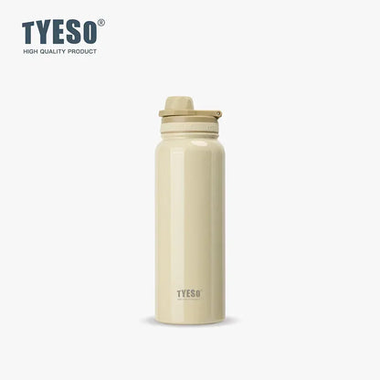 Tyeso Thermos Bottle Portable Sport Vacuum Flask Travel Stainless Steel Thermal Water Bottle Keeps Cold and Heat Thermal Mug