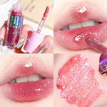6 Colors Glitter 1pcs Lip Glaze Long Lasting Lip Gloss Waterproof Liquid Lipstick Makeup Lip Oil Lip Tint Moisturizing Lip Balm
