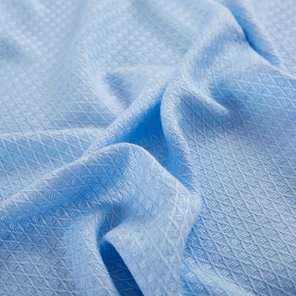 100% Bamboo Fiber Air Condition Quilt Thin Diamond Grid Lightweight Breathable Summer Blanket Soft Skin-friendly Summer Duvet