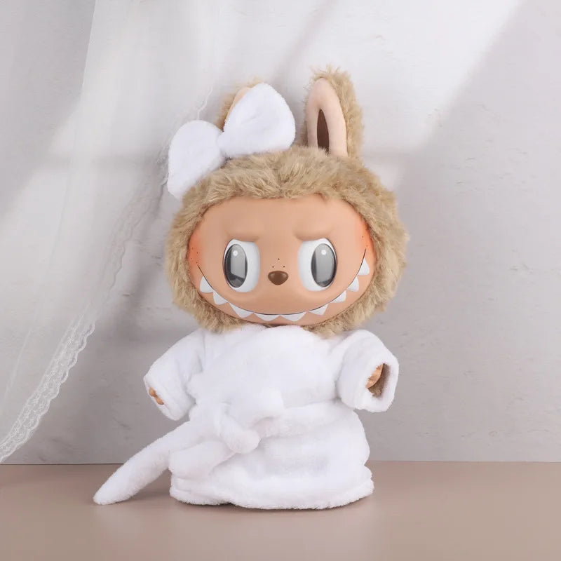 2025 New 38cm Labubu Hot Only Selling Clothes Labubu Mokoko Idol Doll Fashion Design Dress Coat Set Accessories Gift