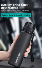 UZ Sports Water Bottle BPA Free Portable Leakproof Shaker Bottle Tritan Plastic Drinkware 500/1000ML Jug for Camping Gym School