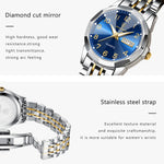 POEDAGAR Fashion Ladies Watch Waterproof Luminous Date Week Watch for Woman High Quality Stainless Steel Women's Quartz Watches