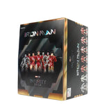 Marvel figure Splicing toys iron man MK1 MK2 MK3 MK4 MK5 MK6 MK7 Action figure model Birthday gift for children