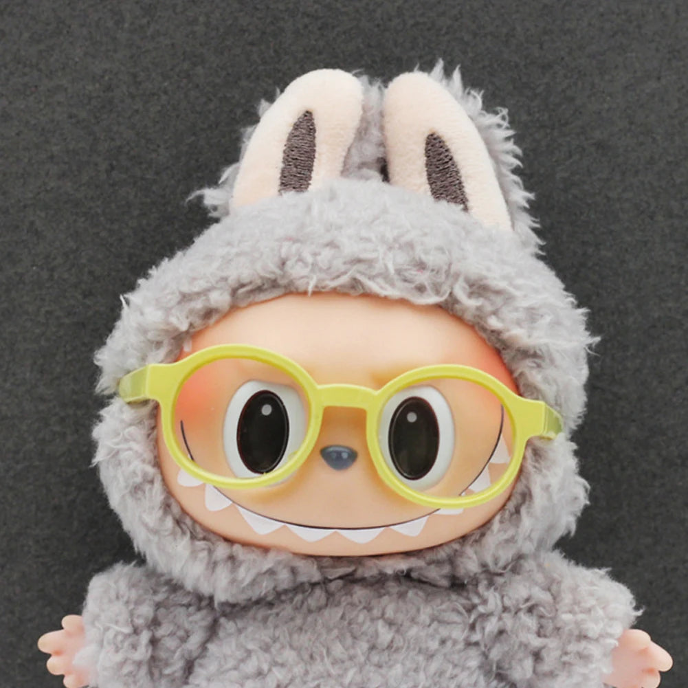 17cm Mini Plush Doll'S Clothes Outfit Accessories For Korea Kpop Exo Labubu Idol glasses sunglasses Clothing Gift