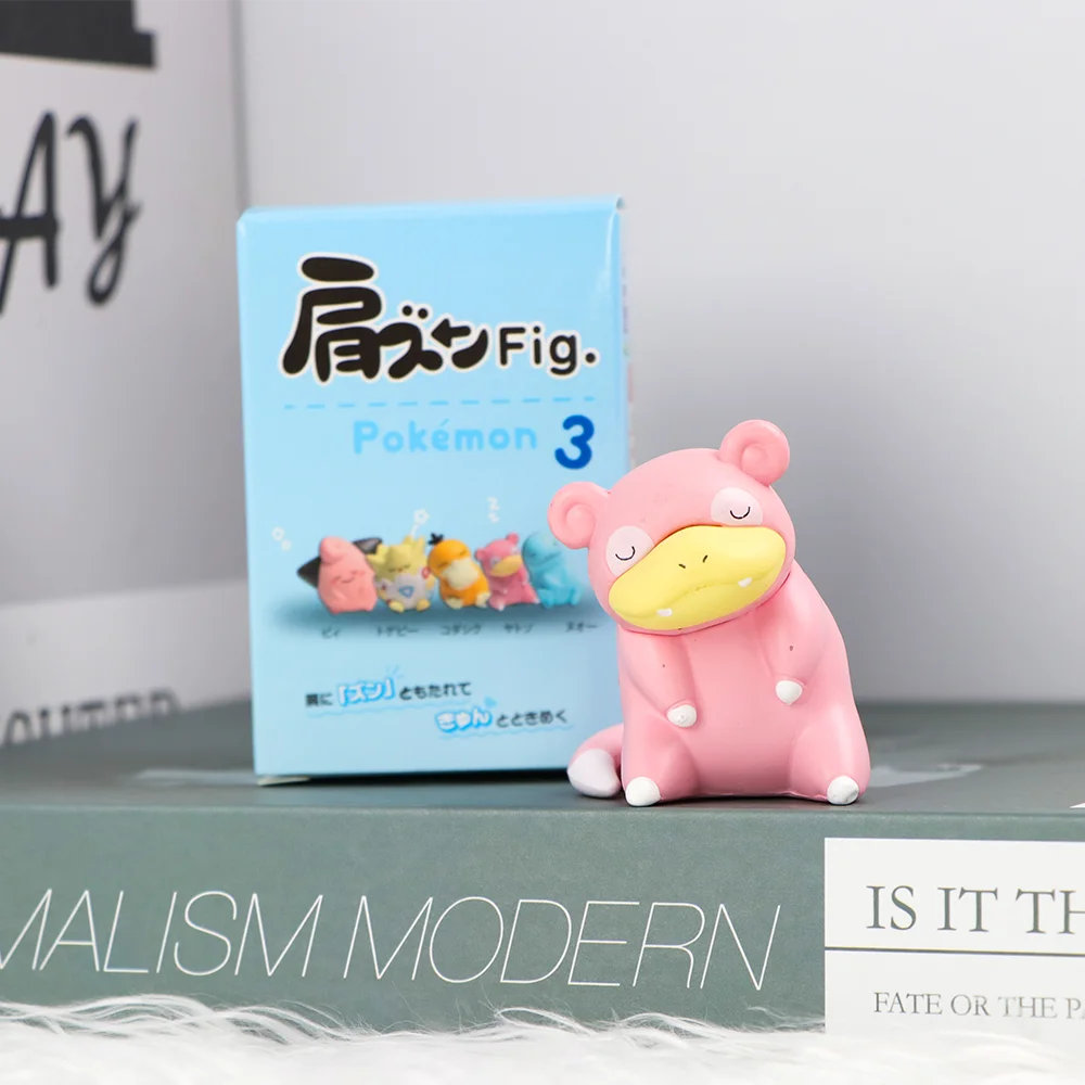 Pokemon Figure Toys Fuecoco Mew Gengar Sylveon Sprigatito 4-6pcs PVC Model Dolls Cute Small Desktop Decoration Gifts With Box