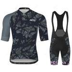 2025 RCN Pro Team Cycling Jersey Set – Men’s Short Sleeve Road Bike & MTB Racing Kit, Breathable Summer Bicycle Clothing with Bib Shorts