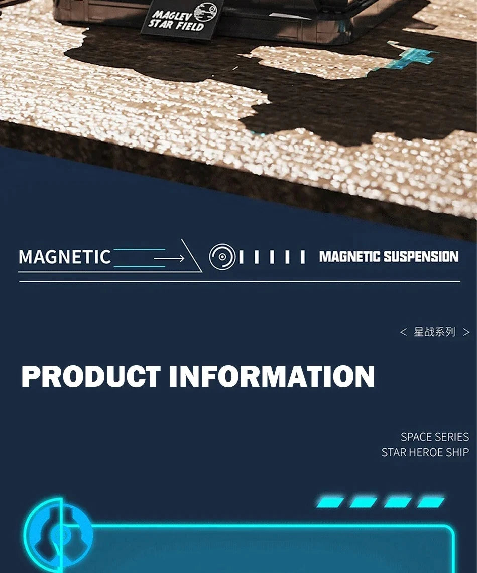 1515Pcs MOC Planet Series Building Blocks Set Technical Hovering Large Sword Model Battle Starship Bricks Toys for Children Gift