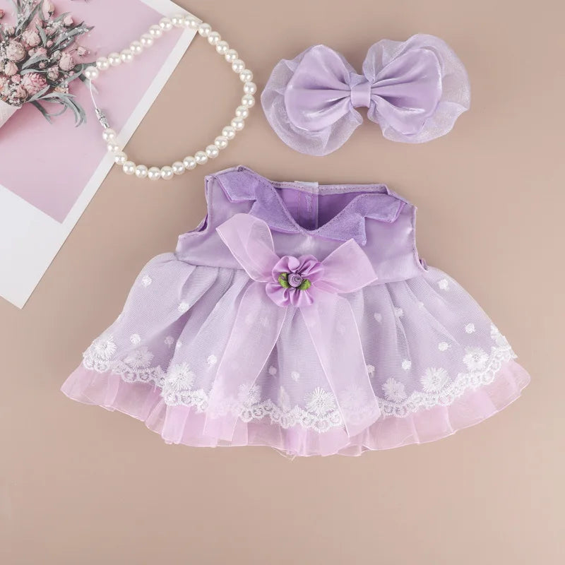 2025 New 38cm Labubu Hot Only Selling Clothes Labubu Mokoko Idol Doll Fashion Design Dress Coat Set Accessories Gift