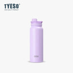 Tyeso Thermos Bottle Portable Sport Vacuum Flask Travel Stainless Steel Thermal Water Bottle Keeps Cold and Heat Thermal Mug