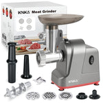 Electric Meat Grinder with 3 Stainless Steel Cutting Plates, Cookie and Sausage Chopper for Home Kitchen, Christmas Dinner Tools