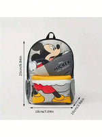 Disney Cartoon Mickey New Children's Fashion Backpack Girls School Bag Casual Cartoon Men and Women Cute Fashion Backpack
