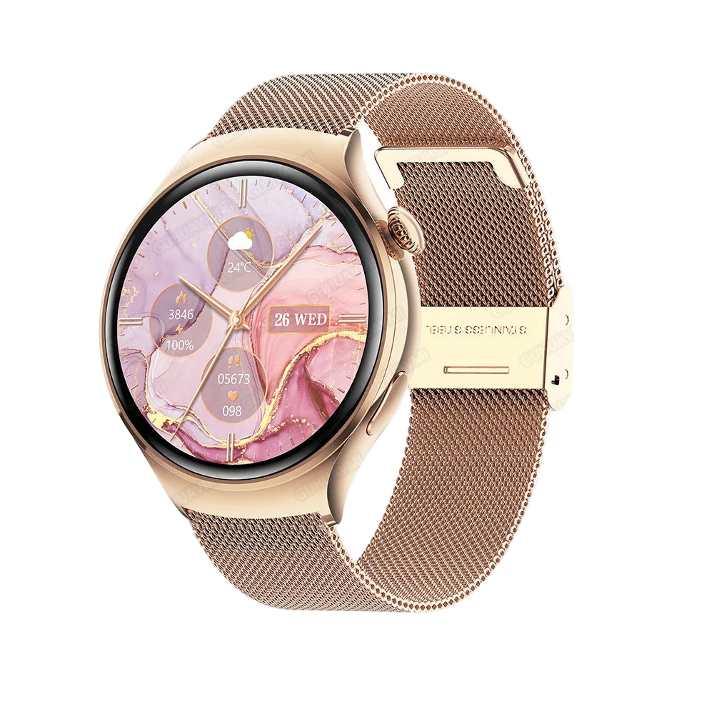 2025For HUAWEI Smart Watch Women GPS Trajectory Heart Rate Blood Pressure NFC Bluetooth Call 1.27inch AMLOED Smartwatches Ladies