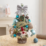 45cm Glitter Tabletop Mini Christmas Tree Add Atmospheres Xmas Tree Decor For Bedroom Home Party Office Home Desktop Ornaments