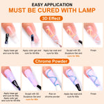 10ml 3D Nail Art Gel - DIY Designs,Waterproof Sculpting gel，Waterproof Nail Art Design Gel for Intricate Carvings & Shapes