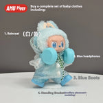 Doll Clothes: Baby Clothes Third Generation, Front High Energy Set, Sitting Party, Macaron,Only clothes