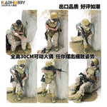 1/6 Action Figure Military Army 30cm Combat Swat Police Soldier With Gun Forces Model Toys