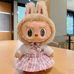 2025 New 38cm Labubu Hot Only Selling Clothes Labubu Mokoko Idol Doll Fashion Design Dress Coat Set Accessories Gift
