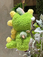 For 17cm Labubu Clothes Lovely Pink Velvet Rabbit Little Devil  Trendy Outfit Accessories Fashion Gift