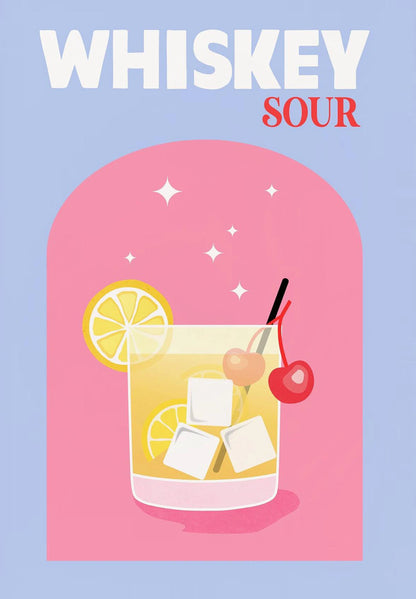 Simplicity Colorful Cocktail Posters Trendy Drinks Prints Whiskey Bar Cart Prints Canvas Painting Wall Pictures Home Bar Decor