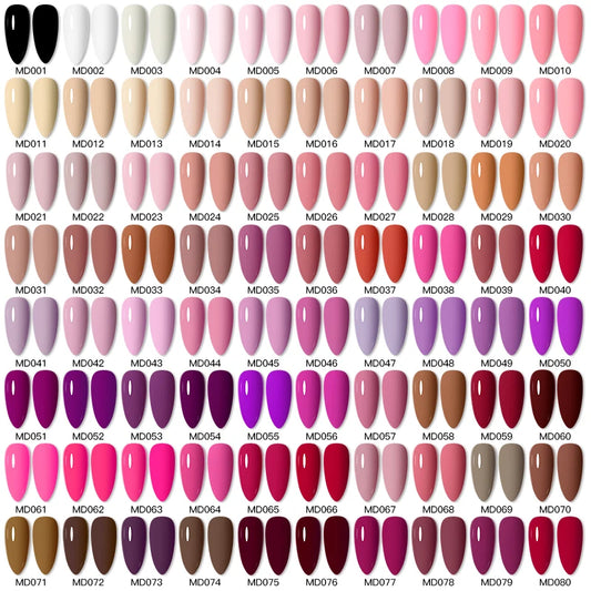 6pc All-season Gel Nail Polish Set Nude Pink Red Glitter Semi Permanent UV Gel Polish Kits All For Manicure Soak Off Vernis