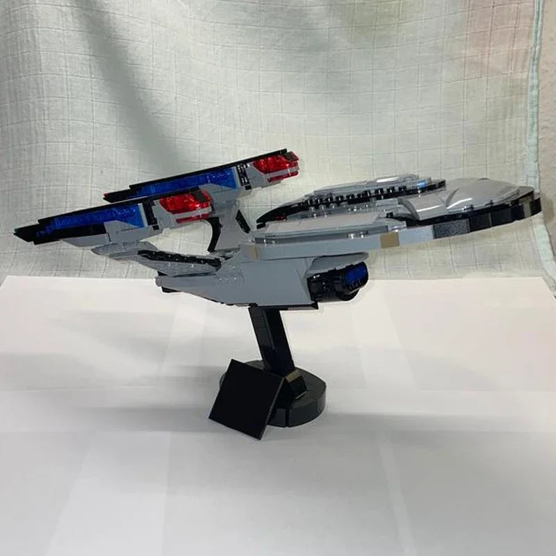Bricklink Star Movie Starship Enterprise NCC-1701 Discovery Voyager NX-01 Delta MOC Spaceship Sets Building Blocks Kid Toys Gift