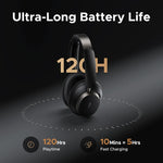 UGREEN Studio Pro 48dB ANC Wireless Headphones Over Ear Bluetooth Earphones Active Noise Cancellation Hi-Res LDAC 120h Playtime