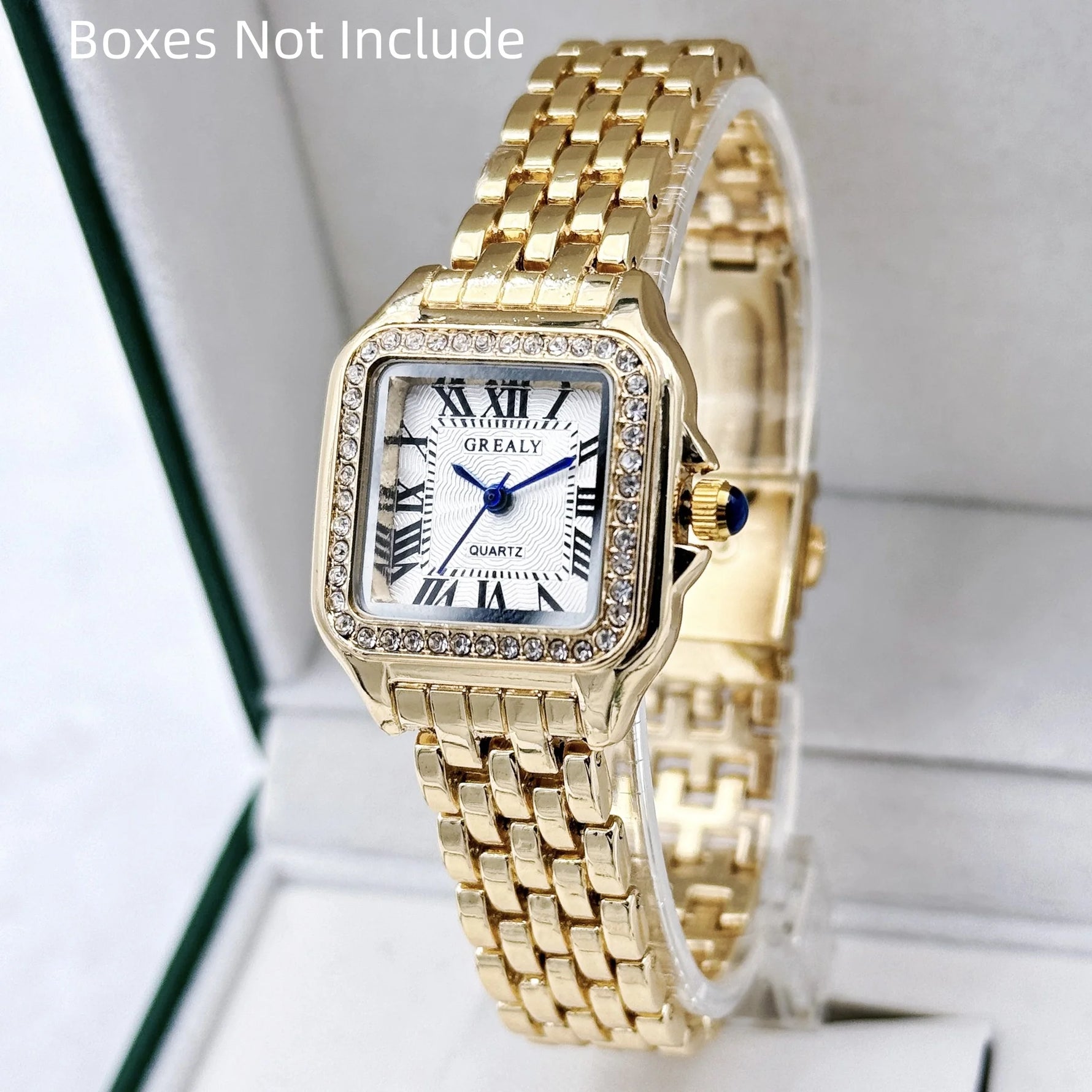 New Women Watch Light Luxury Brand Business Gold Stainless Steel Ladies Fashion Quartz Watches Female Clock Bracelet Wristwatch