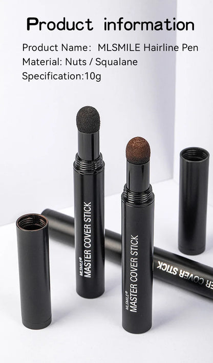 Hair Line Modified Repair Stick Pen Instantly Black Root Cover Up Natural Hair Filling Hairline Shadow Powder Hair Coverage