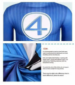 Fantastic Four Thunderbolt Fire Jonathan Cosplay Costume Mister Fantastic Halloween Carnival Party Christmas Play Role Clothing
