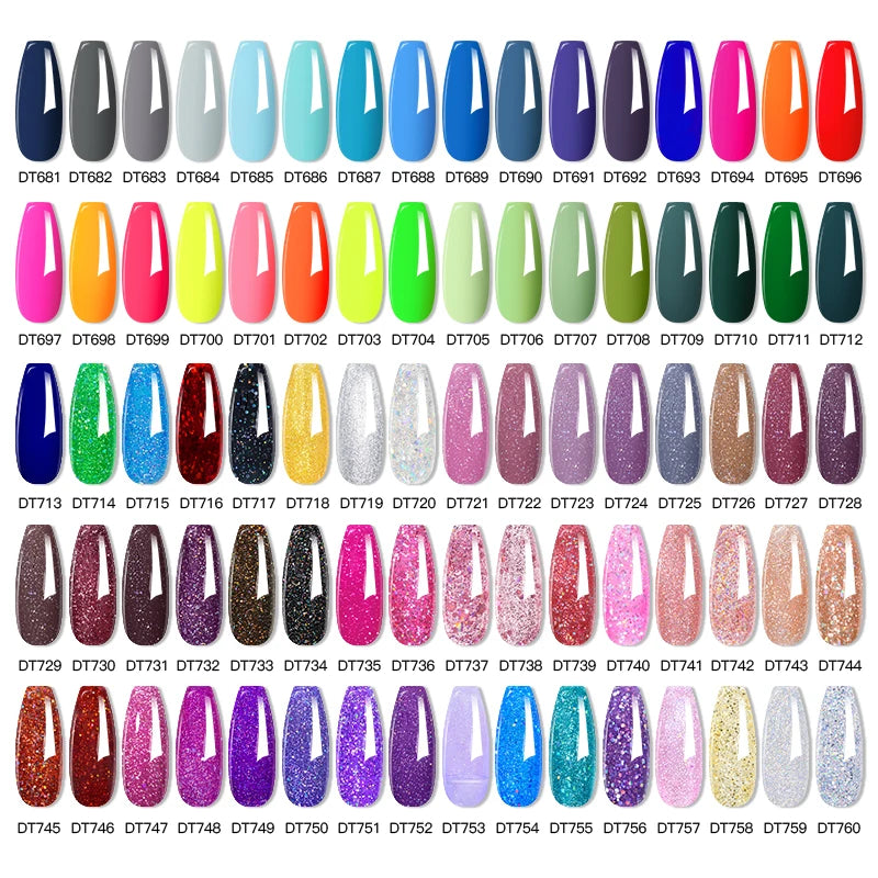 20pc Nail Gel Polish Set HEMA Free All-season Nails Long Lasting Soak Off Varnishes Kit for Manicure DIY UV/LED Gel Desgin