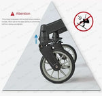 EU in Stock 4In1 Baby Stroller, Multifunctional Stroller Foldable with Car Seat Baby Car Carriage Portable Baby Stroller 3in1