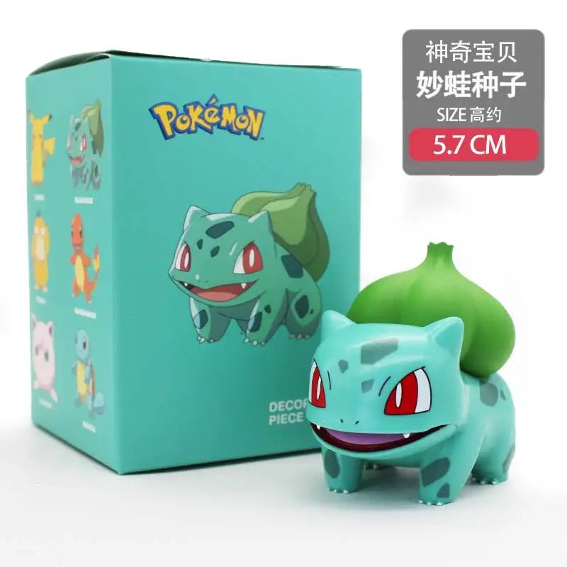 Hot Pokemon Anime Figures Pikachu Toys Model Charmander Psyduck Squirtle Jigglypuff Bulbasaur Kawaii Collect Dolls Action Figure