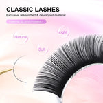 NAGARAKU Classic Mix Eyelash Extensions 16rows/Case 7~15mm Premium Natural Soft Individual Faux Mink Supplies Makeup Cilios