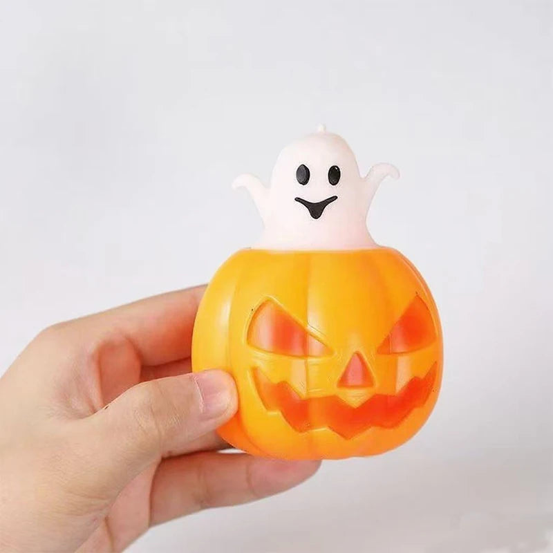 1/4/8PCS Halloween Pumpkins Stress Balls Slow Rebound Sensory Toys Trick Decompress Pumpkin Fidget Toys Party Favors Kids Adults