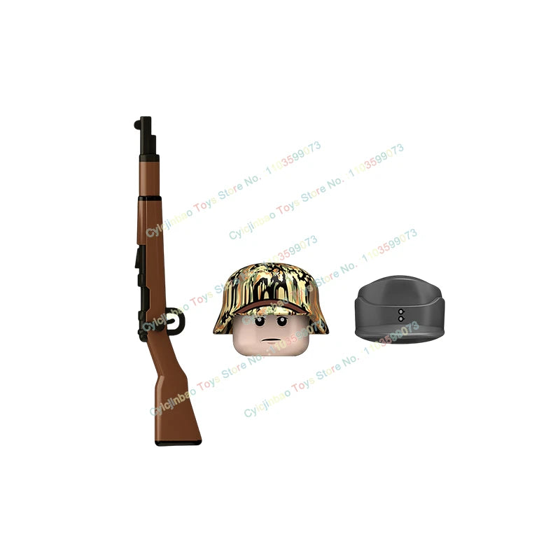 N601-650 MOC Military War Infantry Soldiers Action Figures Creative Bricks Accessories Building Blocks Children's Toys Gifts